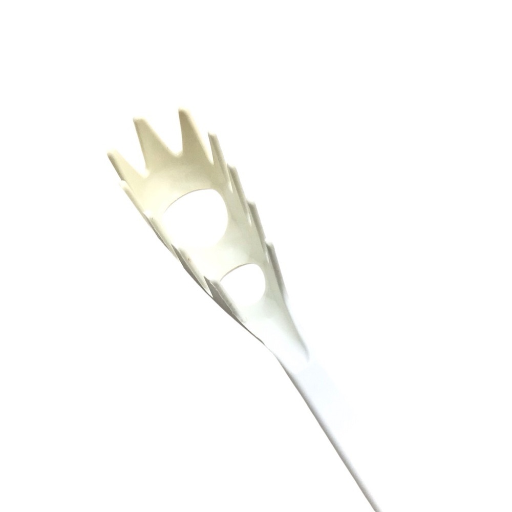 Vintage Tailor Made #3 Spaghetti Pasta Fork White 11” Serving Utensil - Picture 3 of 12